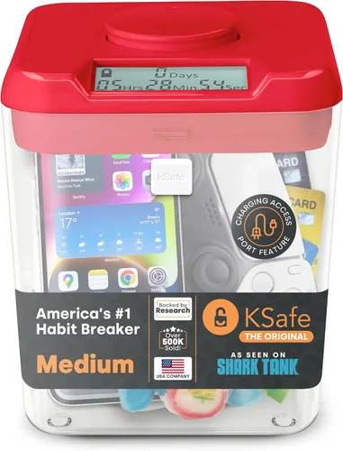 Miniatura 14 de Kitchen Safe: El Recipiente con Bloqueo por Tiempo, Cárcel para Celular, Caja de Bloqueo para Medicamentos, Rompe Malos Hábitos, Deja de Fumar, Deja