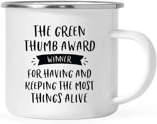 Miniatura 31 de Andaz Press Taza de café de acero inoxidable de 11 onzas con diseño de fogata, regalo divertido para compañero de trabajo, ganador del premio