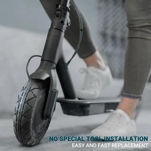 Miniatura 6 de AR-PRO 200 x 50 / 8 x 2 pulgadas Juego de 2 neumáticos y 2 tubos interiores – Tubo de neumático para scooter eléctrico compatible con Razor E100