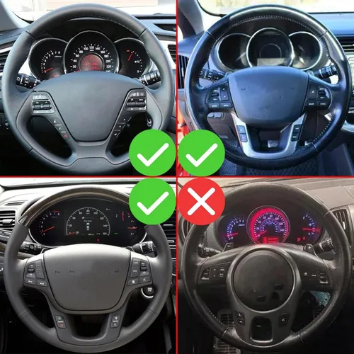 Miniatura 3 de Palanca de cambios para Kia Rio Sx Ceed Pro Gt Sw Cadenza Vg Forte S Koup 2014 2015 Car Volante Paletas Extensión Cambio Rápido Paletas