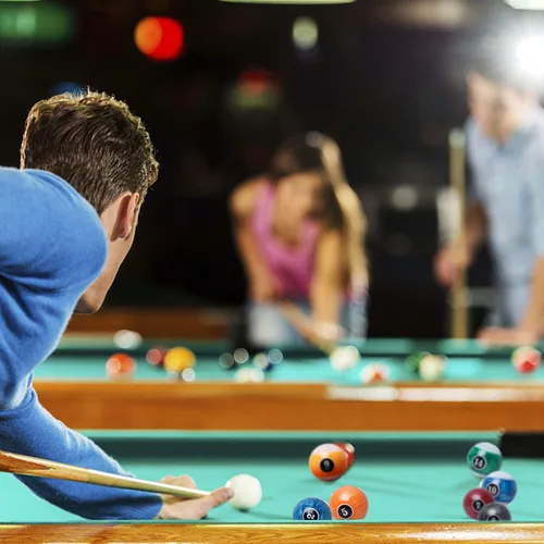 Miniatura 6 de GSE Games & Sports Expert - Juego de bolas de billar de 2 1/4 pulgadas de tamaño profesional reglamentario, juego estándar de 16 bolas para mesa