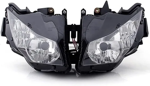 Miniatura 17 de Conjunto de faros delanteros de motocicleta compatible con Honda CBR1000RR 2004 2005 2006 2007 motocicleta plástico faro delantero faro delantero