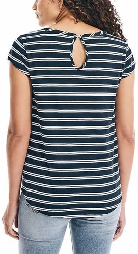 Miniatura 2 de Nautica Camiseta Slub Mujer Color Rayas Azules Talla XXL, Azul