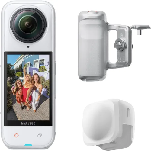 Miniatura 18 de Insta360 Paquete FlexiCare X5 – Cámara de acción impermeable 8K de 360°, luz baja, efecto selfie stick invisible, lente resistente y reemplazable