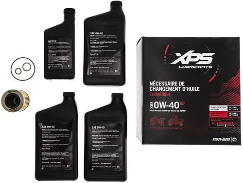 Miniatura 2 de Can-AM OEM XPS Kit de cambio de aceite de motor 4T OW-40 Rotax 450 cc y inferior, 779257