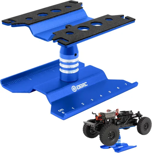Miniatura 9 de Soporte de trabajo RC Estación de trabajo para reparación de automóvil a control remoto para SCX24 TRX4M FCX24 escala 1/16 1/18 1/24 RC Truck Negro
