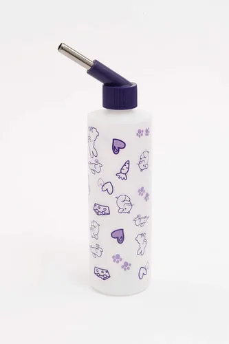 Miniatura 2 de Lixit Botellas de agua resistentes a la intemperie para conejos, hurones, hámsters de cobaya y otros animales pequeños. (16 onzas)