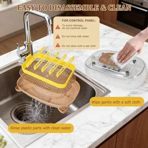 Miniatura 9 de Incubadora de 24 huevos para eclosión con volteador automático, control inteligente de temperatura y humedad, visualización de 360°, ovoscopio