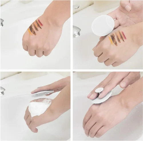Miniatura 6 de Exfoliante facial de silicona, almohadillas de limpieza facial de precisión, almohadilla de limpieza de poros de precisión, cepillo para eliminar