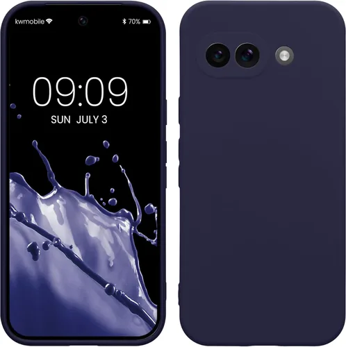 Miniatura 233 de kwmobile Funda compatible con Google Pixel 9 Pro - Funda protectora delgada de TPU para teléfono - Acabado mate suave - Negro mate