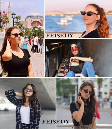 Miniatura 6 de FEISEDY Gafas de sol polarizadas de gran tamaño ajuste sobre lentes de sol de moda protección UV400 B2922 65mm