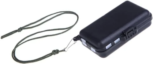 Miniatura 2 de INOOMP Caja de almacenamiento rosa para accesorios de pesca con mosca, caja de aparejos de pesca de plástico, 9 compartimentos