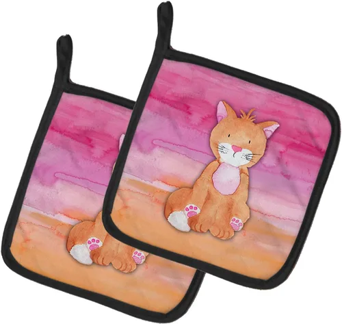Miniatura 5 de Caroline's Treasures BB7370PTHD - Juego de soportes para ollas de herradura para cocina, resistentes al calor, almohadillas calientes para cocinar