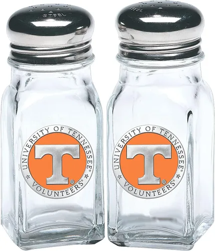 Heritage Pewter University of Tennessee - Juego de 2 saleros y pimenteros | Vidrio de peltre elaborado por expertos