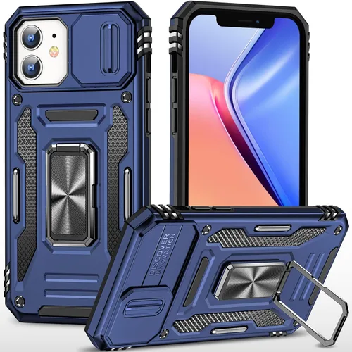 Miniatura 77 de Funda para iPhone 13 Pro con funda para cámara, con soporte de anillo para soporte, con función de montaje magnético para automóvil, para iPhone 13