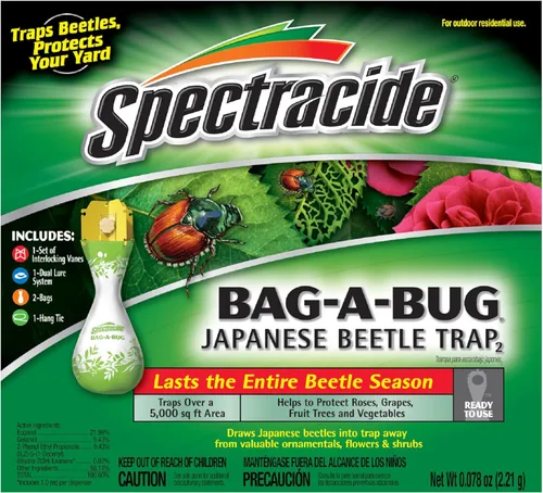 Trampa para escarabajo bag-a-bug japonés de Spectracide, 1 unidad, paquete de 1