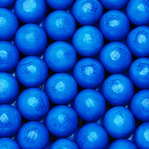 Miniatura 16 de Bolas de chicle para máquina de chicles de 1 pulgada, 1.7 libras, 96 bolas de goma de mascar de plátano para niños