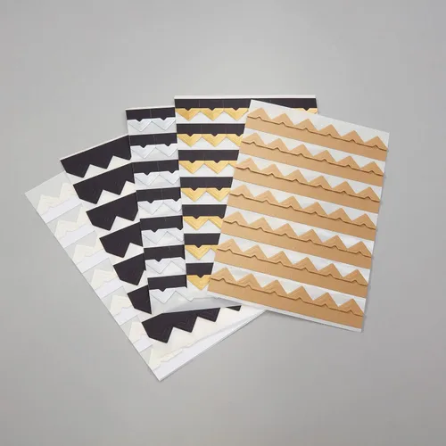 Miniatura 5 de Semikolon - Esquinas autoadhesivas para álbumes, 252 piezas, color plateado Plata