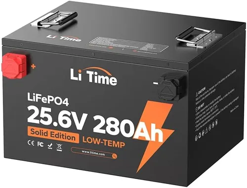 Miniatura 11 de Litime Batería de litio LiFePO4 de 24 V 100 Ah, 4000+ ciclos profundos, BMS integrado de 100 A para RV, motor de pesca por curricán, marino, solar