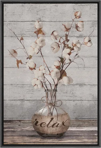Miniatura 14 de SIGNFORD Lienzo impreso para pared, cielo nublado, bosque verde, prado, naturaleza, desierto, ilustraciones florales botánicas, arte moderno