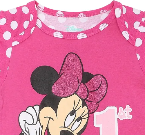 Miniatura 2 de Disney Body de manga corta de princesa para primer cumpleaños