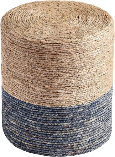 Miniatura 9 de Puf otomano, 100% tejido a mano, tejido a mano, silla de suelo bohemia para sofá o escritorio, otomanas al aire libre para jardín, reposapiés