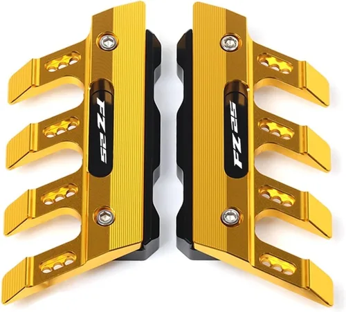 Miniatura 11 de Protector deslizante anticaídas para guardabarros delanteros CNC para motocicleta Yamaha FZ25 FZ-25 Universal (color : E)