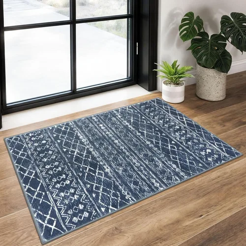 Miniatura 58 de KUTA Alfombras Boho para pasillos de 2.6x10 pies, alfombra de pasillo marroquí lavable, antideslizante, vintage, gris, alfombras de cocina, ultra