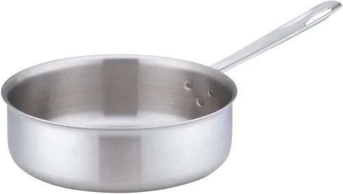 Miniatura 2 de Endo Shoji ASTH504 Torino - Sartén para saltear (uso comercial, 9.4 in), olla compatible con cocina de inducción, revestido de aluminio, acero de 3