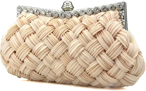 Miniatura 4 de Bolsa de embrague de tejido para cóctel, fiesta, boda, compromiso, noche
