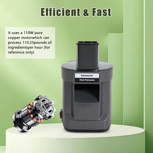 Miniatura 6 de Cortador de verduras comercial 3 en 1, procesador de verduras multifuncional de 110 V, picador de verduras eléctrico, máquina de ensalada