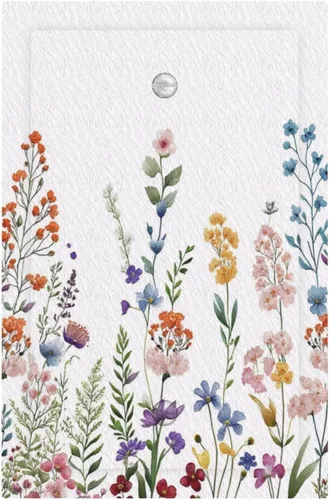 Miniatura 26 de Cubiertas de Interruptor de Luz Artísticas de Cuádruple Palanca con Hojas Tropicales Florales Boho, Flores Bohemias Decorativas Botánicas, Placas