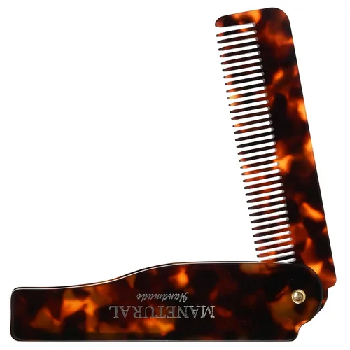 Miniatura 6 de Peine de bolsillo de dientes finos de 80 L, peine de pelo de 6.4 pulgadas para mujeres, niños, cuidado de la barba y el bigote, corte de sierra