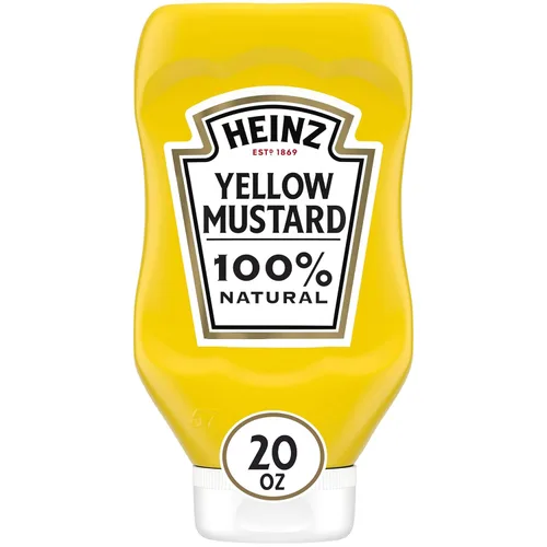 Miniatura 24 de Heinz Mostaza amarilla, 14 oz (396.89 g)