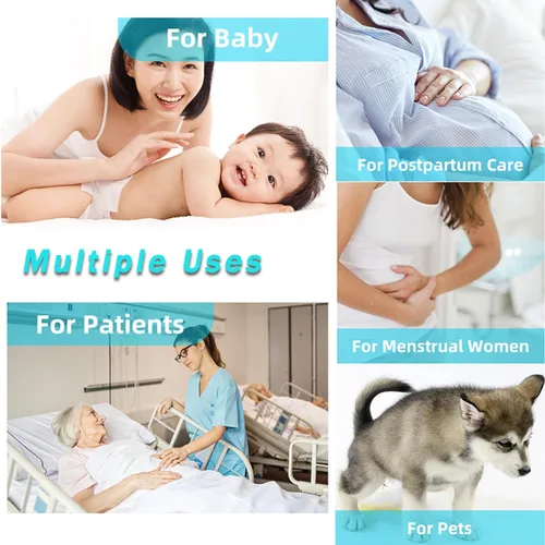 Miniatura 6 de Cambiadores desechables para bebé, paquete de 20 cambiadores de pañales portátiles, cambiador de bebé, almohadillas de lactancia impermeables