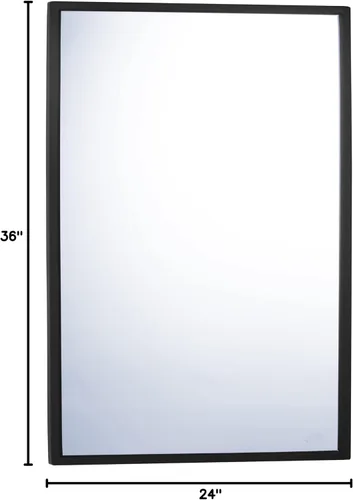 Miniatura 2 de Choice Builder Solutions Bobrick B-290 2436-24x36 - Espejo con marco soldado, color negro mate