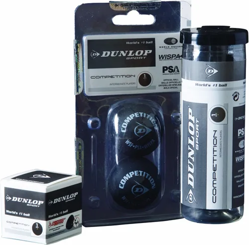 Miniatura 6 de Dunlop Sports Competition Squash Ball, Single Yellow Dot