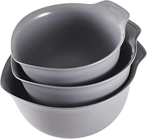 Miniatura 11 de Juego de tazones de mezcla de acero inoxidable KitchenAid, Juego de 3