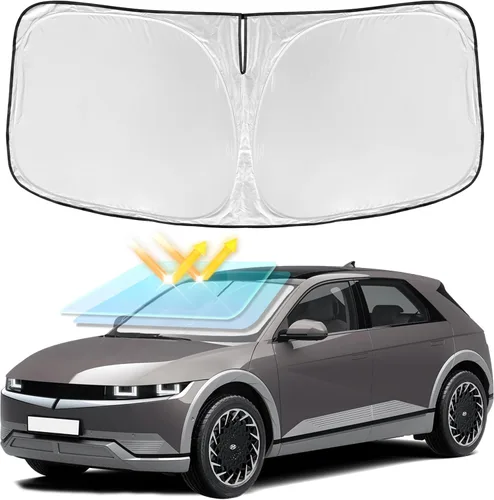 Miniatura 62 de para Dodge RAM 1500 2019-2024 2025 2026 Parasol Parasol para Parabrisas Cubierta - 4 Capas Parasol para Ventana Delantera para RAM1500 2Puertas
