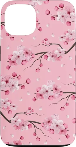Miniatura 7 de Japanese Cherry Blossom Floral Flower Pattern Pastel Pink Case for iPhone 17