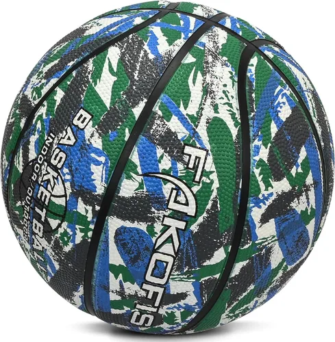 Miniatura 6 de Baloncesto para Niños y Jóvenes Tamaño 3/4/5 (22"/25.5"/27.5") Baloncesto de Goma Premium para Niños y Niñas de 3-14 Años Juego Interior y Exterior