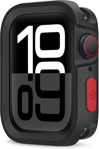 Miniatura 16 de Carcasa resistente compatible con Apple Watch Case de 1.77 pulgadas y 1.73 pulgadas, Series 9/8/7/6/5/4/SE3/2/1, funda protectora de poliuretano
