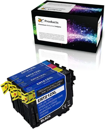 Cartucho de tinta remanufacturado de repuesto para Epson 212 212XL para XP-4100 XP-4105 WF-2830 WF-2850 Paquete de 4
