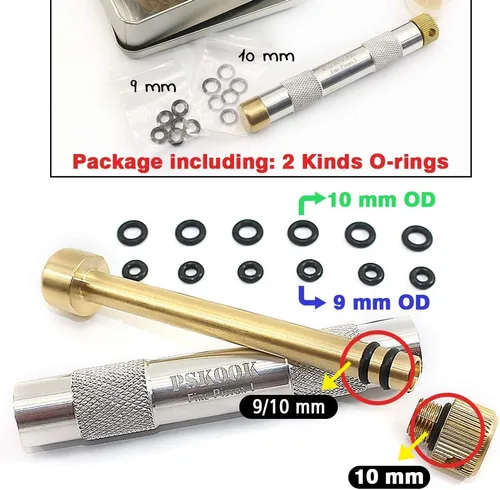 Miniatura 8 de PSKOOK Metal Fire Piston Educativo Campers/Supervivencia/Preppers Lección Científica