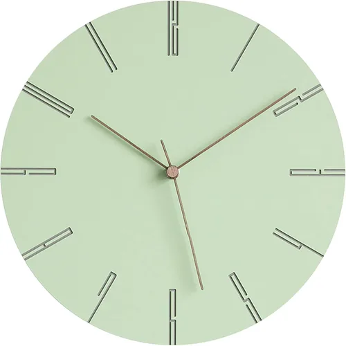 Miniatura 10 de Stephanie Imports Reloj de pared silencioso minimalista moderno colección azul pastel
