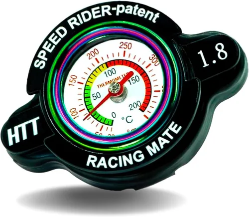 Miniatura 7 de WhaleFlame - Tapa de radiador de alta presión con medidor de temperatura de 1.8 bar (25.6 psi), monitoreo de temperatura en tiempo real previene