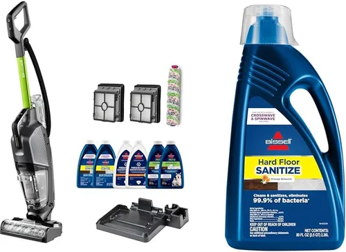 Miniatura 9 de BISSELL CrossWave HydroSteam - Aspiradora en seco y húmedo, aspiradora multiusos, lavado y vapor, fórmula desinfectante incluida, 35151