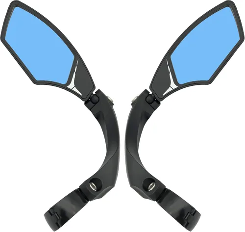 Miniatura 14 de Hafny - Espejo para manubrio de bicicleta – Vidrio HD, ángulo amplio, ajustable 360° de vista trasera – Resistente a roturas, antirreflejos