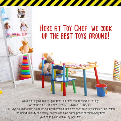 Miniatura 6 de Toy Chef Juego de herramientas de simulación para niños, destornilladores, martillo, llave, tornillos y más herramientas manuales para niños