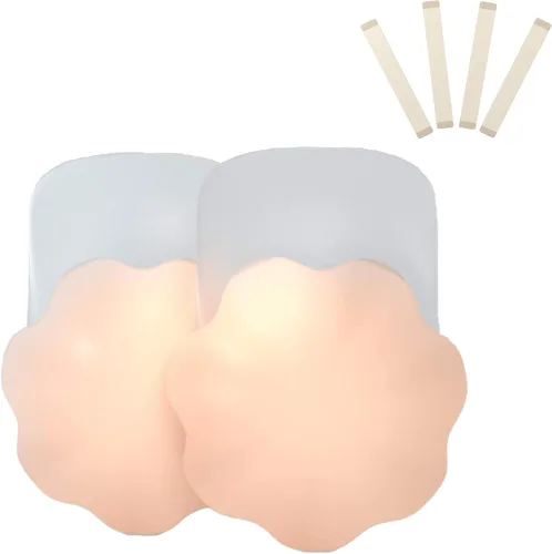 Noémie - Sujetador invisible adhesivo adhesivo grande Pasties pezones Cubre la cinta de tetas Cinta de elevación de pecho de silicona Stick en
